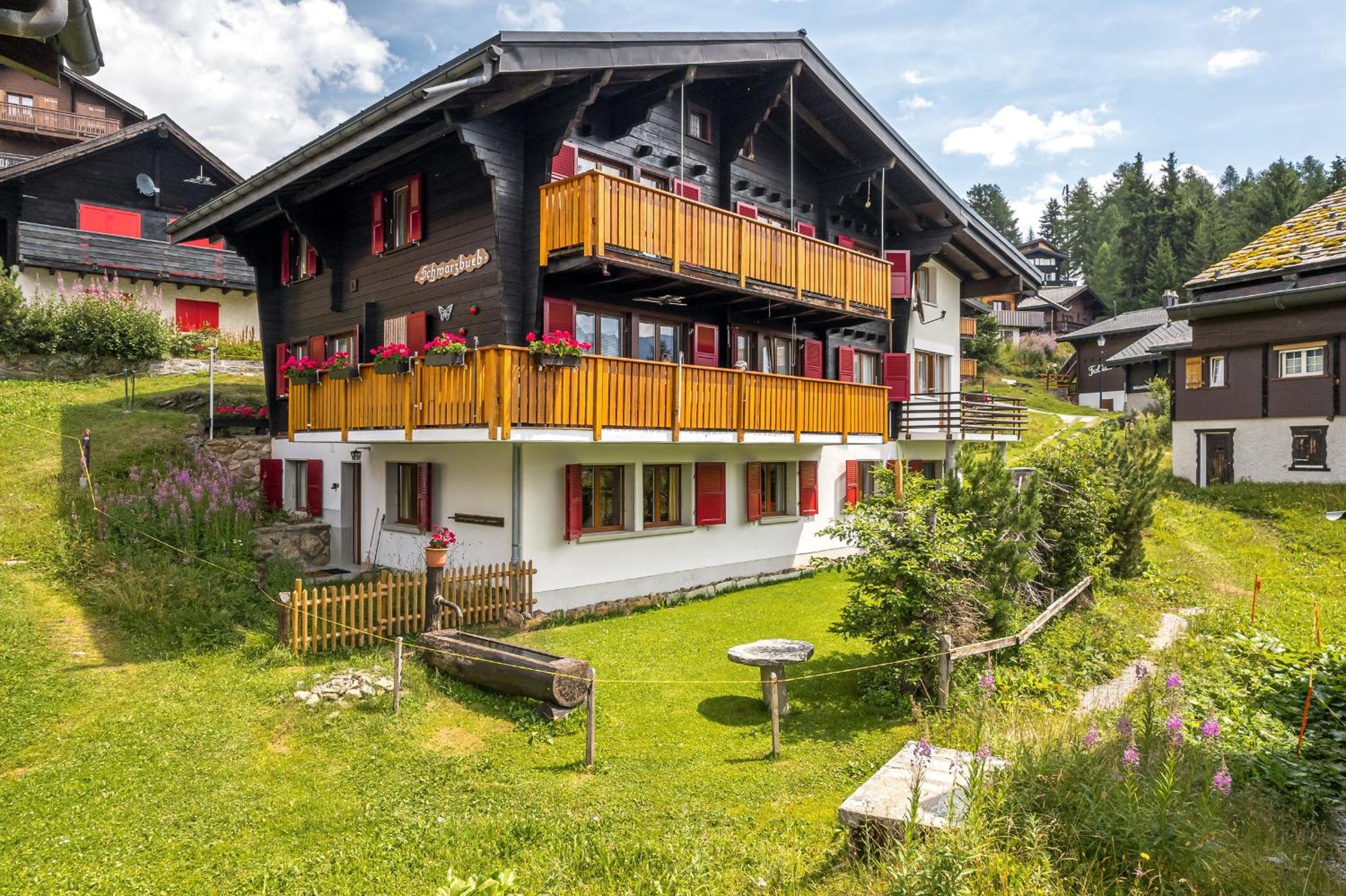 Schwarzbueb Apartamento Bettmeralp Exterior foto